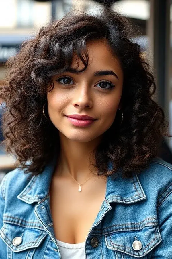 Side Swept Curls - View 2